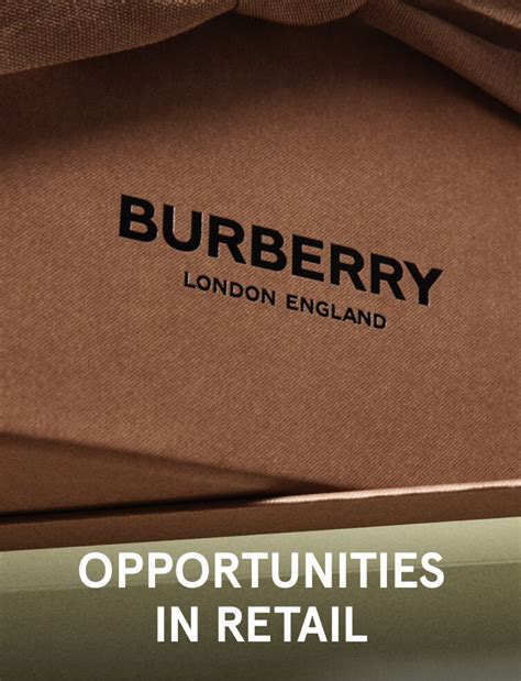 part time job at burberry|burberry jobs vacancies.